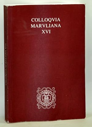 Colloquia Maruliana XVI. Epistolografija Hrvatskoga Humanizma i Renesanse