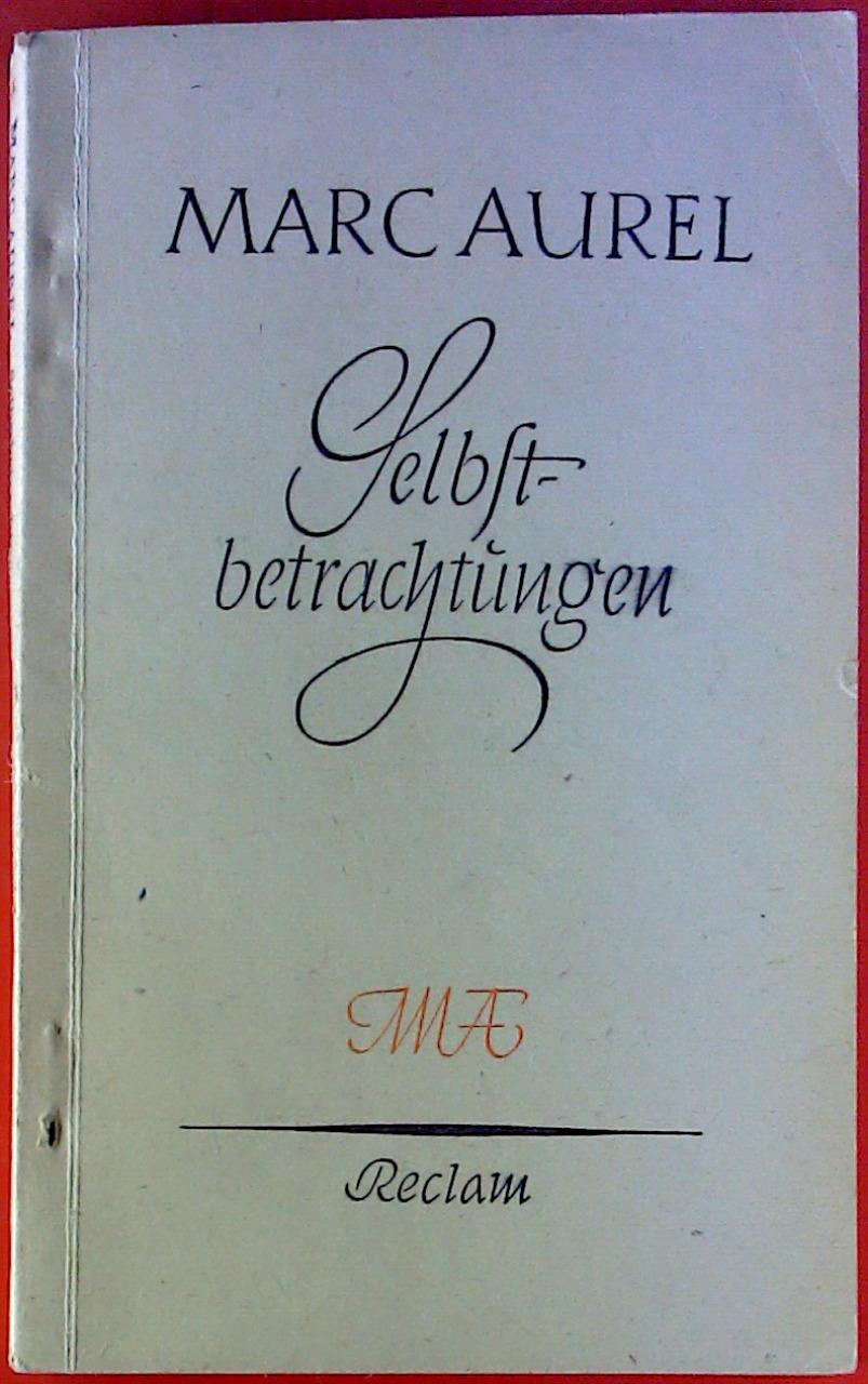marc aurel selbstbetrachtungen