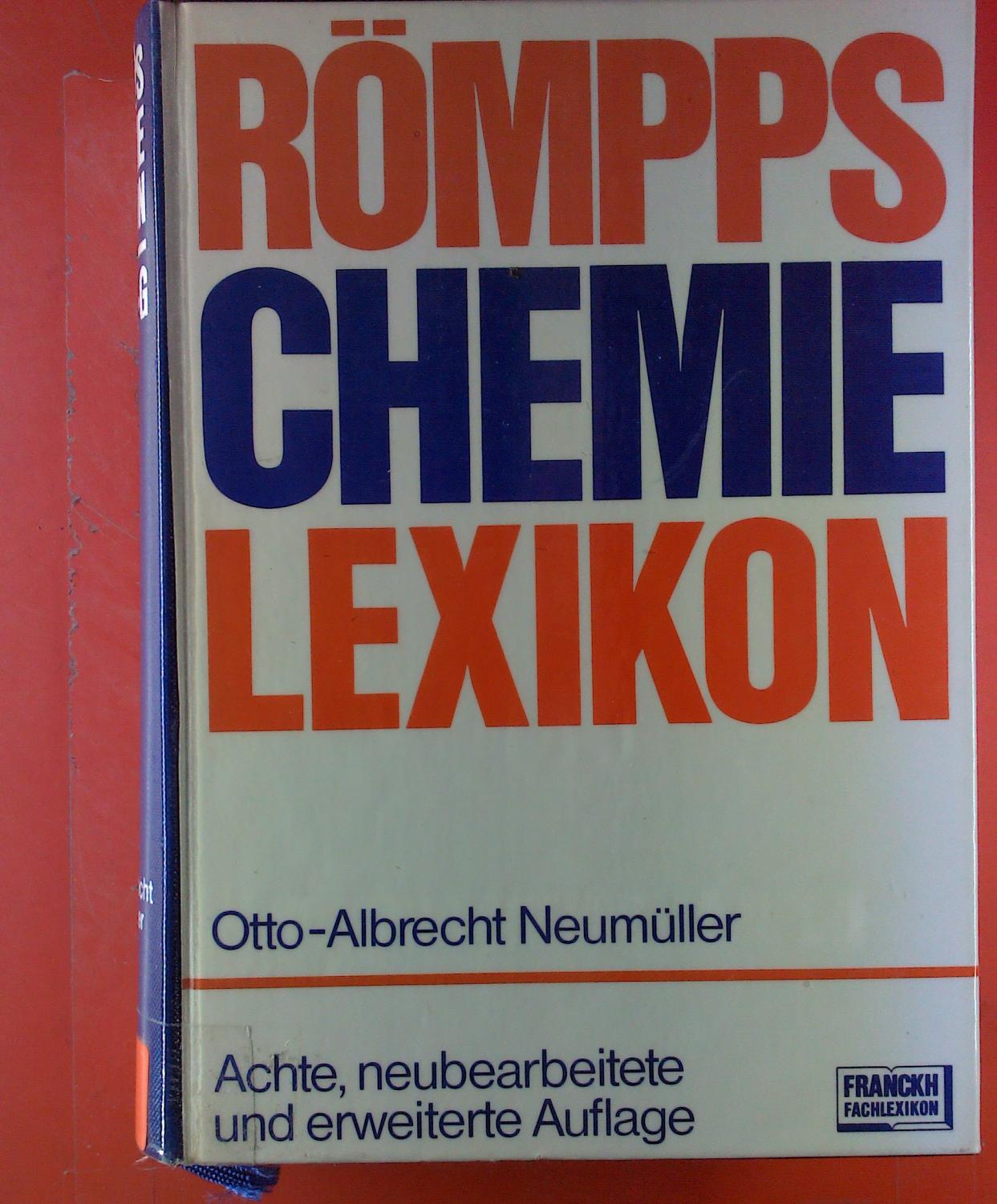 Band 2 von 6: Cm-G Römpps Chemie-Lexikon (Chemielexikon) - 8. neubearbeitete und erweiterte Auflage