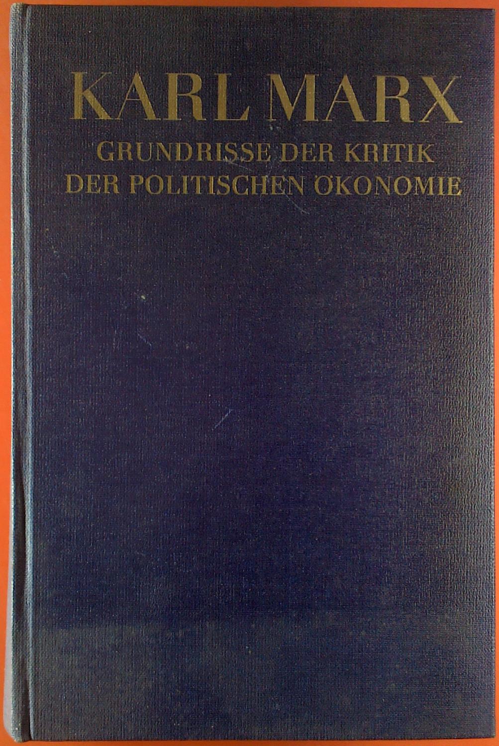 marx grundrisse - ZVAB