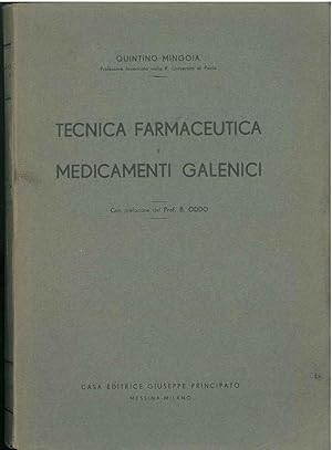 Tecnica farmaceutica e medicamenti galenici