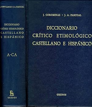 Diccionario Critico Etimologico Castellano E Hispanico