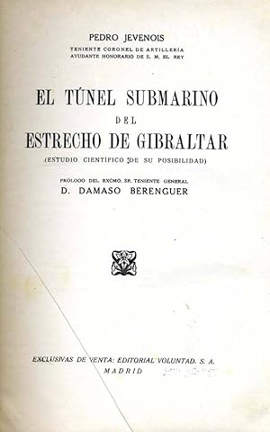 El Tunel Submarino Del Estrecho De Gibraltar