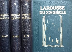 Larousse du XX siècle en six volumes. Tome IV, V, VI