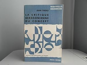 La critique bergsonienne du concept