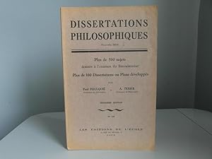 Dissertations philosophiques