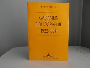 Gadamer-Bibliographie(1922-1994)