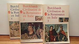 Civilisation de la Renaissance en Italie I,II,III
