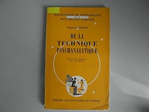 De la technique psychanalytique