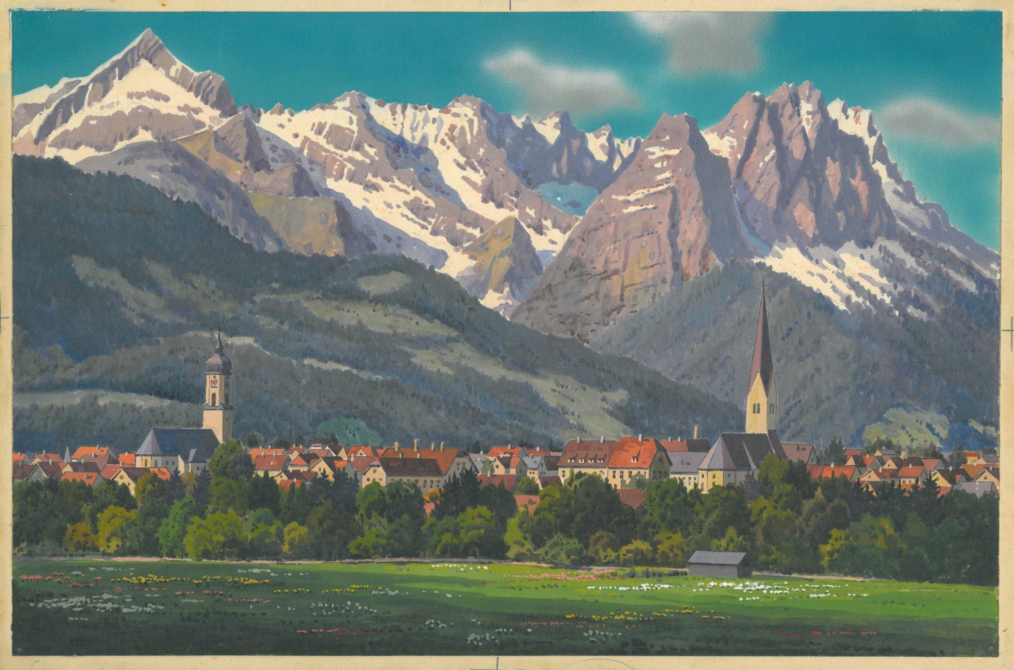 garmisch partenkirchen zugspitze von - ZVAB