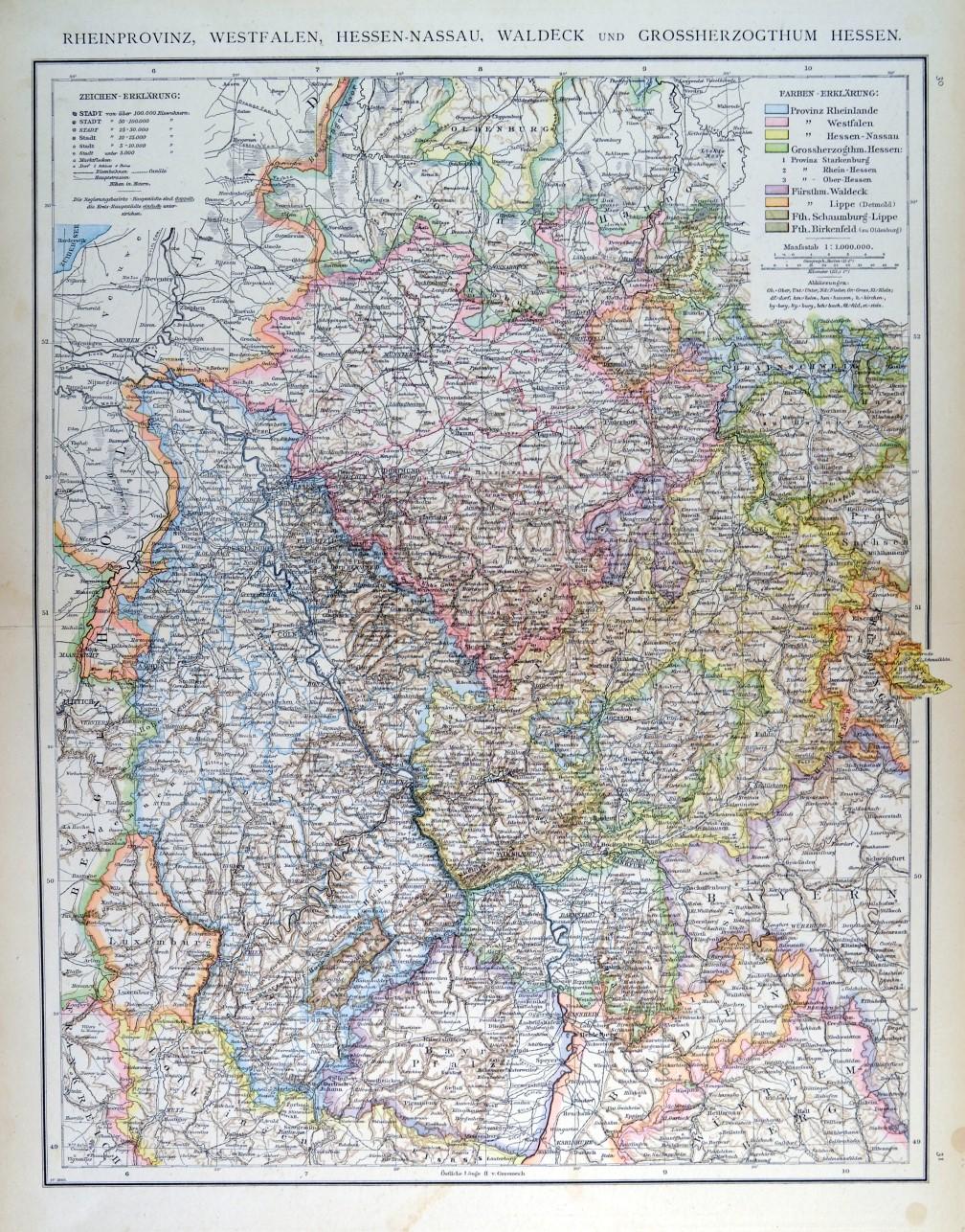 karte der rheinprovinz und - ZVAB