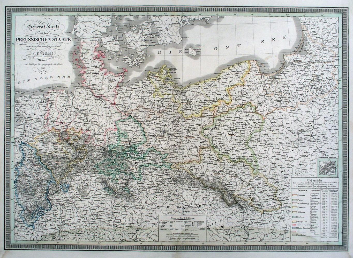 Preußen Karte Preußen Karte