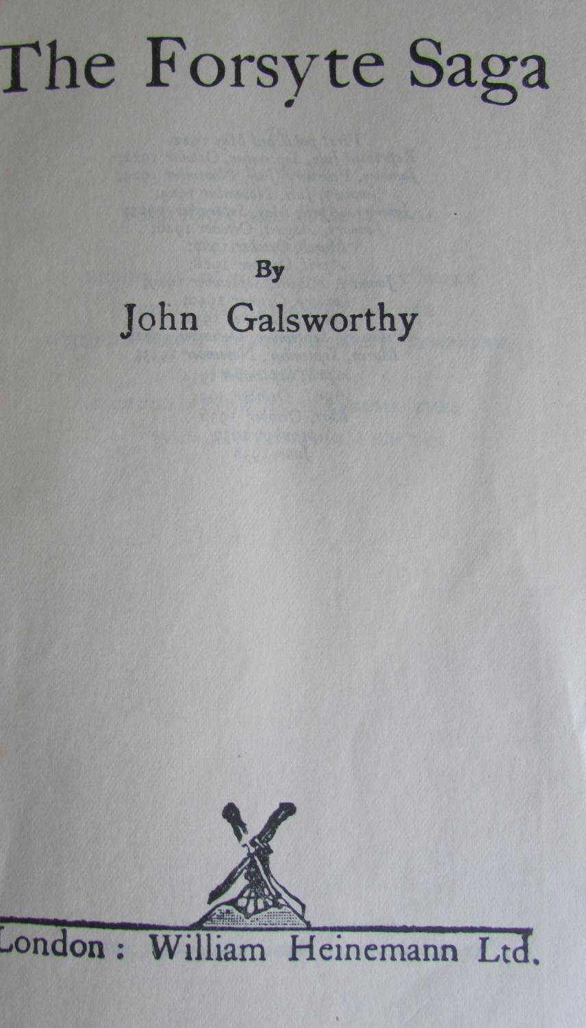 galsworthy the forsyte saga galsworthy the forsyte saga