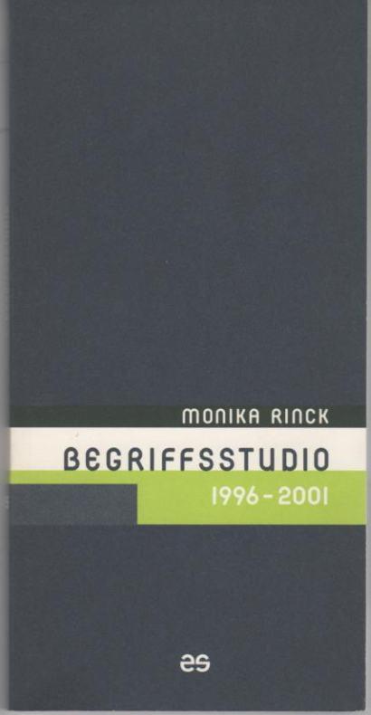 Begriffsstudio 1996-2001