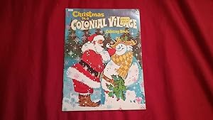 CHRISTMAS IN A COLONIAL VILLAGE COLORING BOOK Rudin Helen