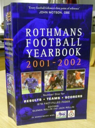 Rothmans Football Yearbook 2001-2 - ROLLIN. Glenda & Jack (Editors)