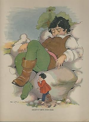 Illustration from Mother Goose Rhymes and Nursery Tales, edited by Watty Piper: Hop-O-My-Thumb