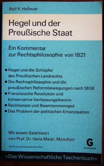 Hegel und der Preußische Staat