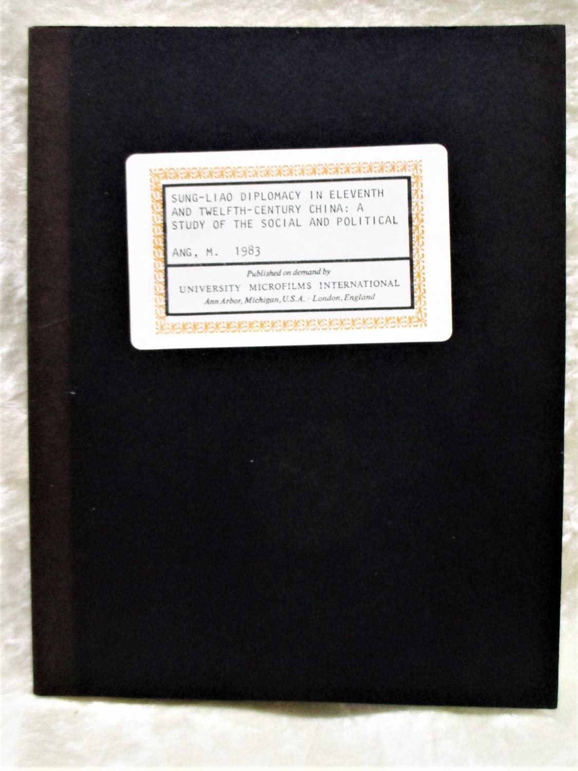 University microfilms dissertations