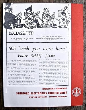 Scarce 1969 Vietnam War Protest Zine - APRIL THRID MOVEMENT - Stanford University Occupy - DECLAS...