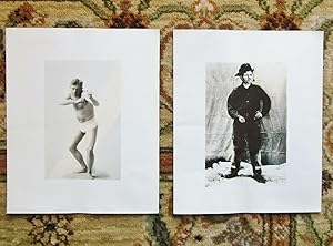 TWO PHOTOGRAPHS of JACK LONDON - 1 Boxing in Underwear - For FILM of MARTIN EDEN