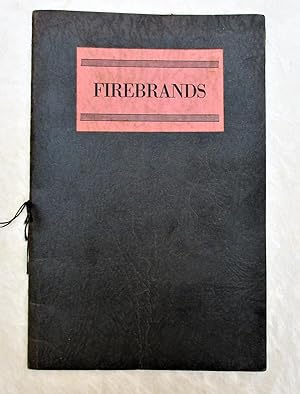 1935 FIREBRANDS : FIVE POEMS - RADICAL ANARCHIST LEFTIST AMERICAN POETRY Chapbook