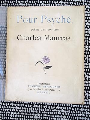 POUR PSYCHE Poetry by CHARLES MAURRAS French Alt-Right Anti-Semite Fascist 1/550