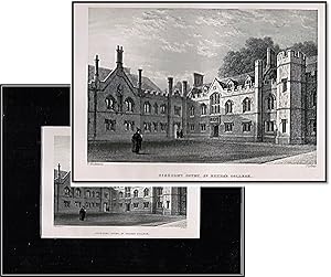 LeKeux - Cambridge, c1840 – Gisrobne Court, By Peter’s College