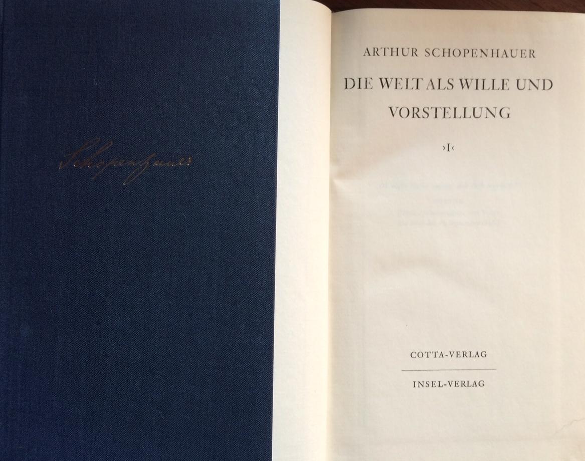 die welt als wille von schopenhauer ZVAB
