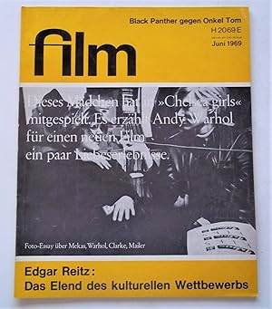 Film: Eine Deutsche Filmzeitschrift (#6 June 1969) German Film Magazine (Later Issues Entitled "F...