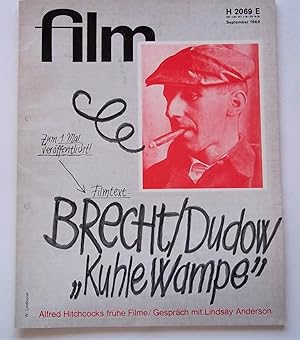 Film: Eine Deutsche Filmzeitschrift (#9 September 1969) German Film Magazine (Later Issues Entitl...