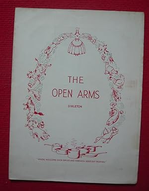 Menu du restaurant The open arms à Dirleton (1960)