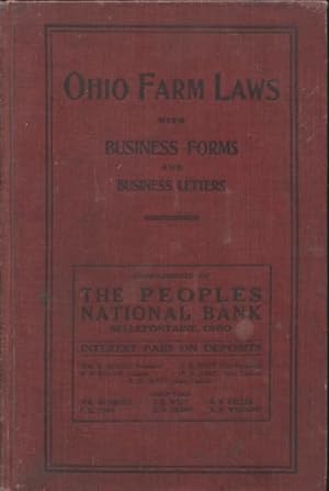 Ohio Farm Laws, with Business Forms and Business Letters
