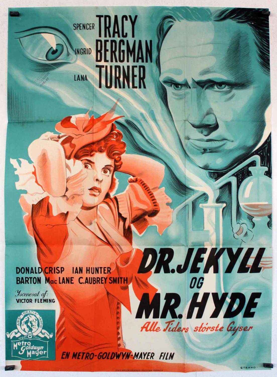 Dr Jekyll And Mr Hyde Movie Poster Dr Jekyll Og Mr Hyde Poster Vialibri