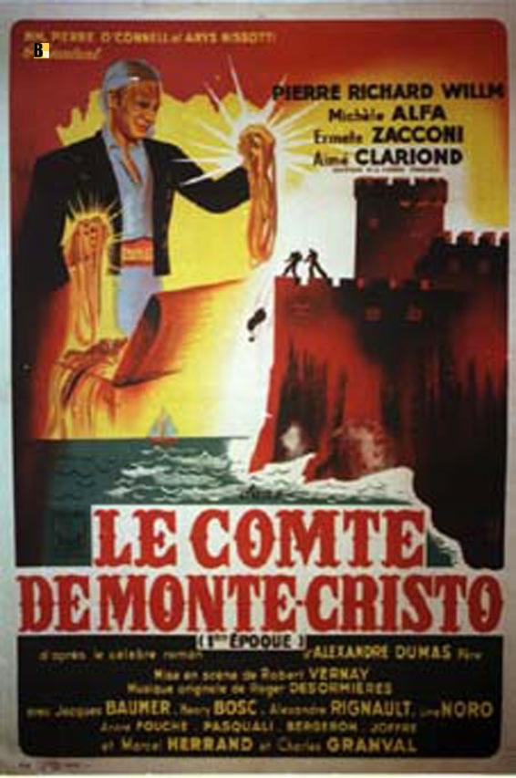 Le Comte De Monte Cristo Movie Poster Comte De Monte Cristo Le Poster Vialibri