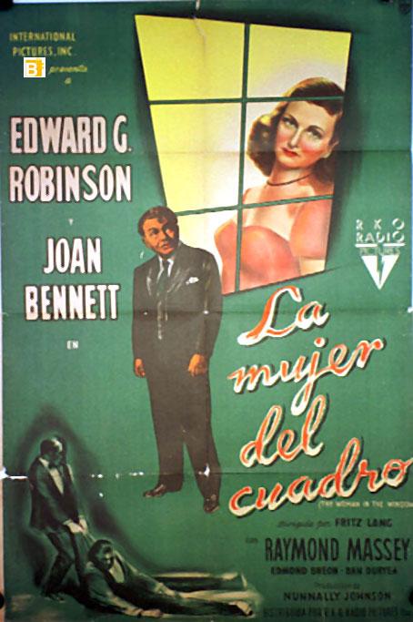 viaLibri ~ MOVIE POSTER/ THE WOMAN IN THE WINDOW/ EDWARD G. ROBINSON/ 1944/ FRITZ LANG/ 5101 ...