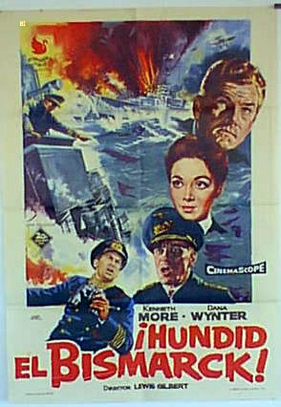 Sink The Bismarck Movie Poster Hundid El