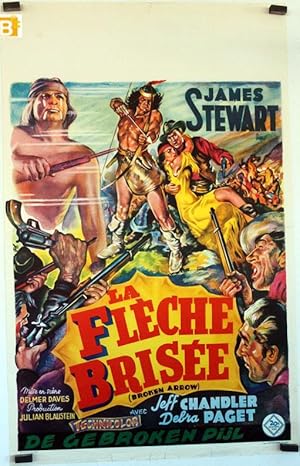 LA FLECHE BRISEE - 1950Dir DELMER DAVESCast: JAMES STEWARTJEFF CHANDLERDEBRA PAGETBELGICA ...