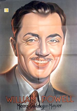 WILLIAM POWELL MOVIE POSTER/WILLIAM POWELL/POSTER