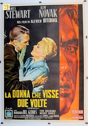 VERTIGO MOVIE POSTER/DONNA CHE VISSE DUE VOLTE, LA/POSTER