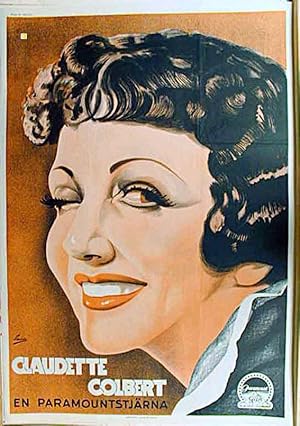 CLAUDETTE COLBERT MOVIE POSTER/CLAUDETTE COLBERT/POSTER