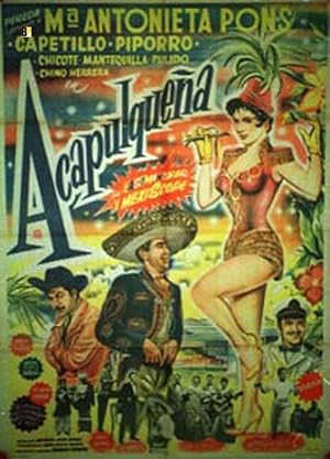 ACAPULQUEÑA MOVIE POSTER/ACAPULQUEÑA/POSTER