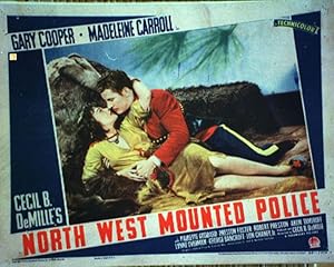 NORTH WEST MOUNTED POLICE MOVIE POSTER/NOTH WEST MOUNTED POLICE/US LOBBY CARD