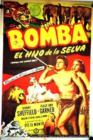 BOMBA THE JUNGLE BOY MOVIE POSTER/BOMBA EL HIJO DE LA SELVA/POSTER