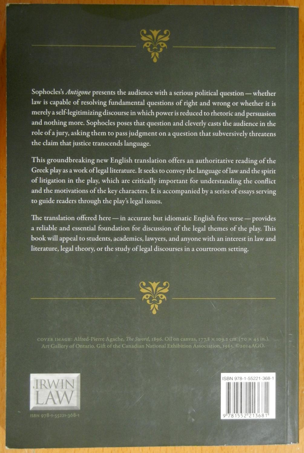 Essay Writing Thesis Statement Creon Sophocless Antigone As A Courtroom Drama Fisher Thesis Statements For Persuasive Essays also Public Health Essays Antigone V Creon Sophocless Antigone As A Courtroom Drama By Essay Paper Generator