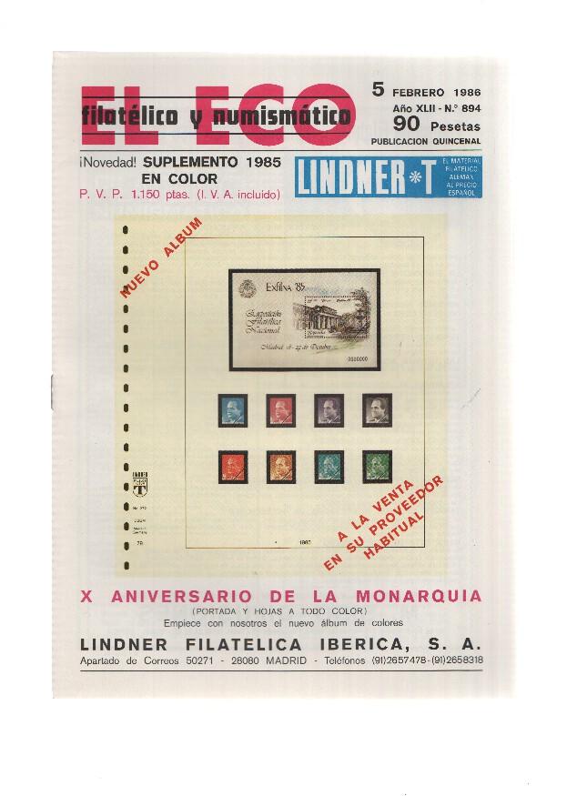 El Eco Filatelico Y Numismatico Numero 0894