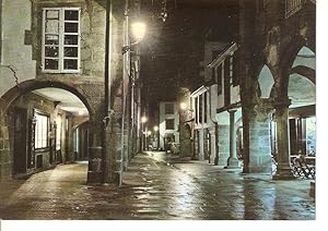 Postal 045574 : Santiago de Compostela- rua del Villar. Nocturna