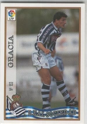 Cromo Liga 97/98: Real Sociedad numero 163: Gracia
