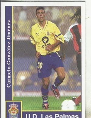Cromos: Liga 2002: U.D.Las Palmas: Carmelo