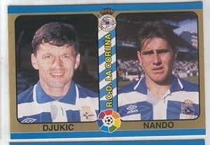Cromos: Futbol Total Liga 95: R.C.D.La Coruña numero 012: Djukic y Nando
